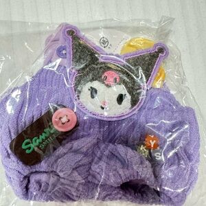 Sanrio Lavender Kuromi Knit Labubu Toy Outfit